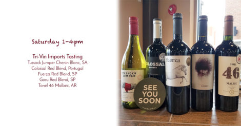 Vine & Barrel Saturday Tasting