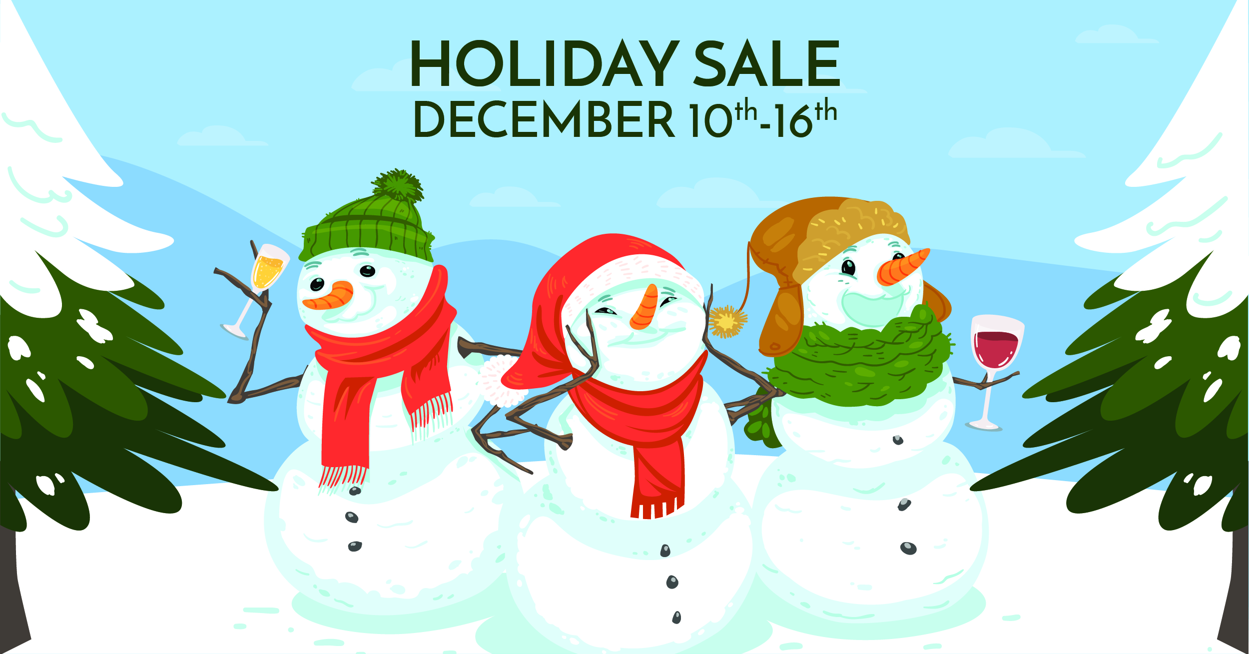 Vine & Barrel Holiday Sale December 10-16